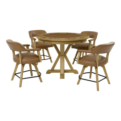 Rylie 6-Pc Counter Height Game & Dining Set