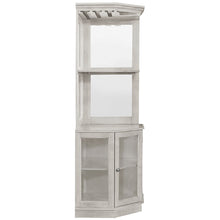 Load image into Gallery viewer, RAM Game Room - Corner Bar Cabinet - (Antique White)