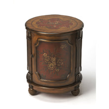 Load image into Gallery viewer, Butler Specialty - Thurmond Red Hand Painted Drum Table - Elegant Bars
