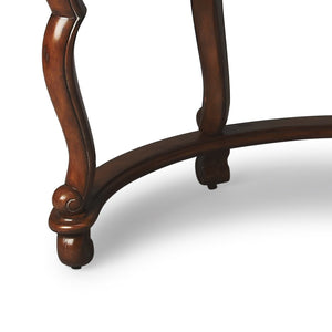 Butler Specialty - Brava Faux Leather Demilune Desk - Elegant Bars