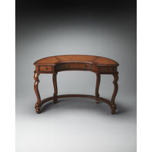Load image into Gallery viewer, Butler Specialty - Brava Faux Leather Demilune Desk - Elegant Bars