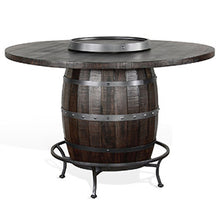Load image into Gallery viewer, Tobacco Leaf Round Pub Table 54&quot; - Elegant Bars