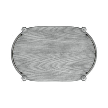 Load image into Gallery viewer, Butler Specialty - Oval Powder Grey Bar Cart - Elegant Bars
