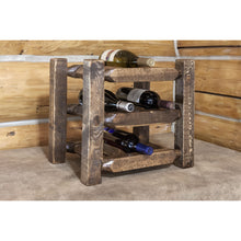 Load image into Gallery viewer, Countertop Wine Rack, Stain &amp; Clear Lacquer Finish - Elegant Bars