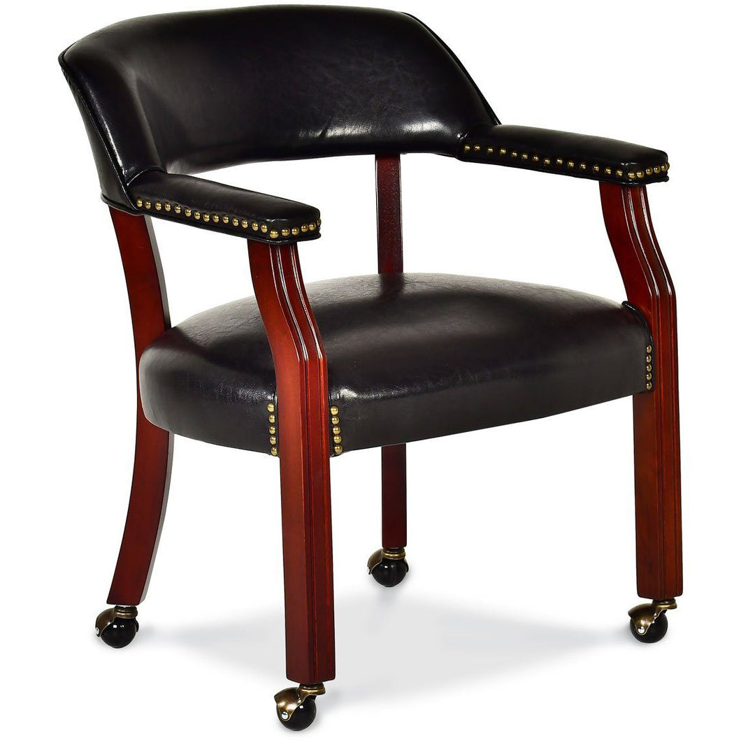 Tournament Arm Chair w/Casters - (Multiple Colors) - Elegant Bars