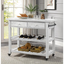 Load image into Gallery viewer, Orchard White Bar Cart - Elegant Bars
