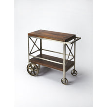 Load image into Gallery viewer, Butler Specialty - Merrill Metal &amp; Wood Bar Cart - Elegant Bars