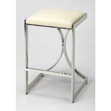 Load image into Gallery viewer, Butler Specialty - Natalya Silver Counter Stool - Elegant Bars