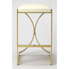 Load image into Gallery viewer, Butler Specialty - Natalya Gold Counter Stool - Elegant Bars