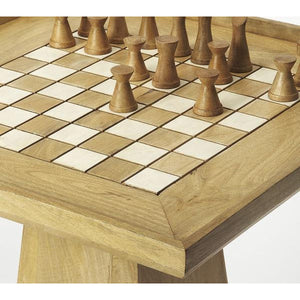 Butler Specialty - Levon Natural Mango Chess Table - Elegant Bars