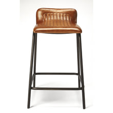 Load image into Gallery viewer, Butler Specialty - Ludlow Leather &amp; Metal Counter Stool - Elegant Bars