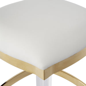 Butler Specialty - Acrylic & Polished Brass Counter Stool - Elegant Bars