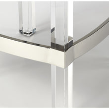Load image into Gallery viewer, Butler Specialty - Acrylic &amp; White Leather Counter Stool - Elegant Bars