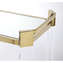 Load image into Gallery viewer, Butler Specialty - Charlevoix Acrylic &amp; Gold Serving Cart - Elegant Bars