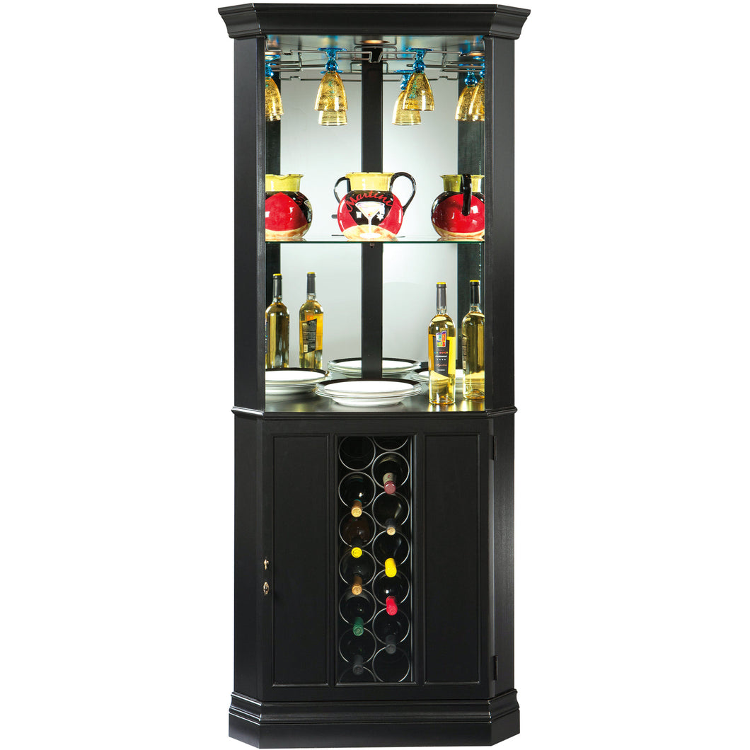 Howard Miller - Piedmont VII Corner Wine & Bar Cabinet - Elegant Bars