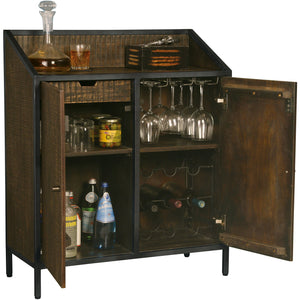 Howard Miller - Rare Vintage Wine & Bar Cabinet - Elegant Bars