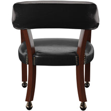 Load image into Gallery viewer, Tournament Arm Chair w/Casters - Black - Elegant Bars