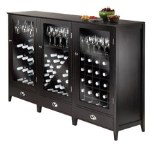 Load image into Gallery viewer, Bordeaux 3-Pc Modular Wine Cabinet Set - Elegant Bars