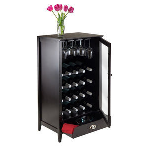 Bordeaux Modular Wine Cabinet 20-Bottle Shelf - Elegant Bars