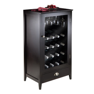 Bordeaux Modular Wine Cabinet 20-Bottle Shelf - Elegant Bars