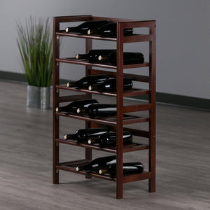 Silvia Wine Rack - 30-Bottle - 6-Tier - Elegant Bars
