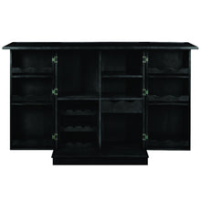 Load image into Gallery viewer, RAM Game Room - Portable Folding Bar Cabinet - Black - Elegant Bars