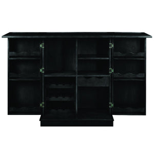 RAM Game Room - Portable Folding Bar Cabinet - Black - Elegant Bars