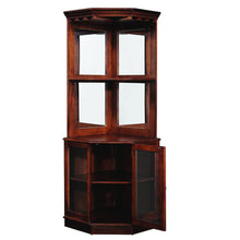 Load image into Gallery viewer, RAM Game Room - Corner Bar Cabinet - Chestnut - Elegant Bars