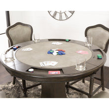 Load image into Gallery viewer, Vegas Dining &amp; Game Table Set 42″ – Gray (5 Pc Bundle) - Elegant Bars