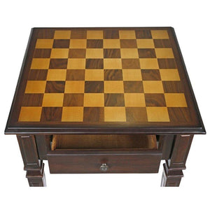 Walpole Manor Chess Table - Elegant Bars