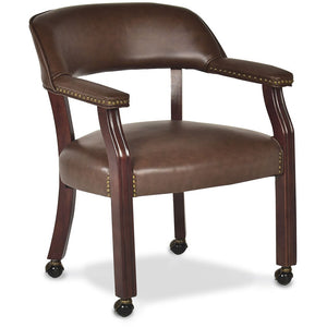 Tournament Arm Chair w/Casters - (Multiple Colors) - Elegant Bars